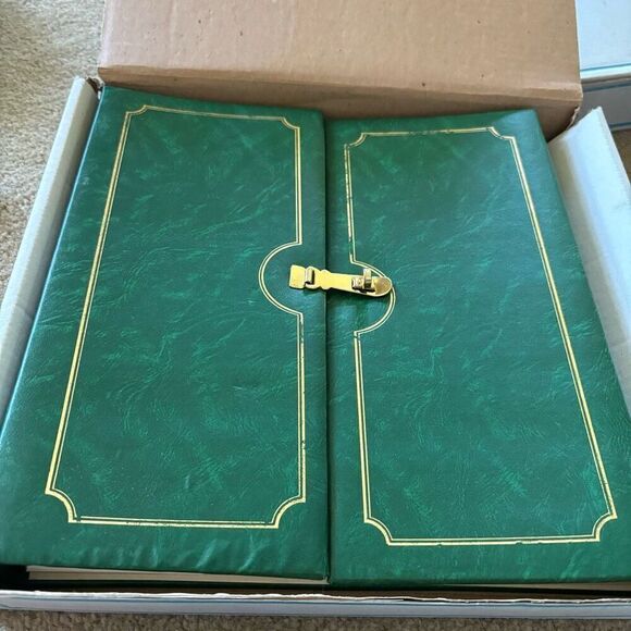 Vintage Photo Memory Book Holds 3” x 5” Photos New In Box - Picture 2 of 8